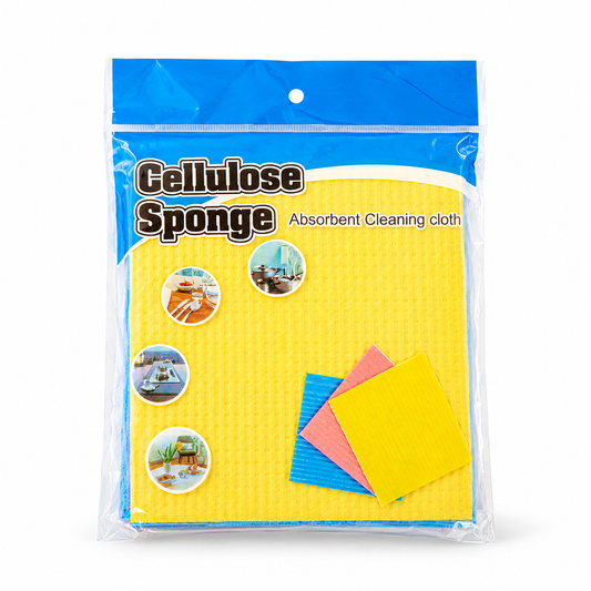 Absorbent Cellulose Cleaning Sponge Cloths